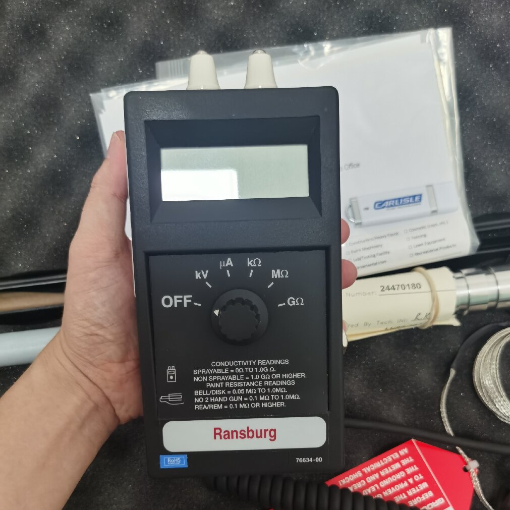Ransburg 76652-04油漆電阻電導率測定儀豪華套裝
